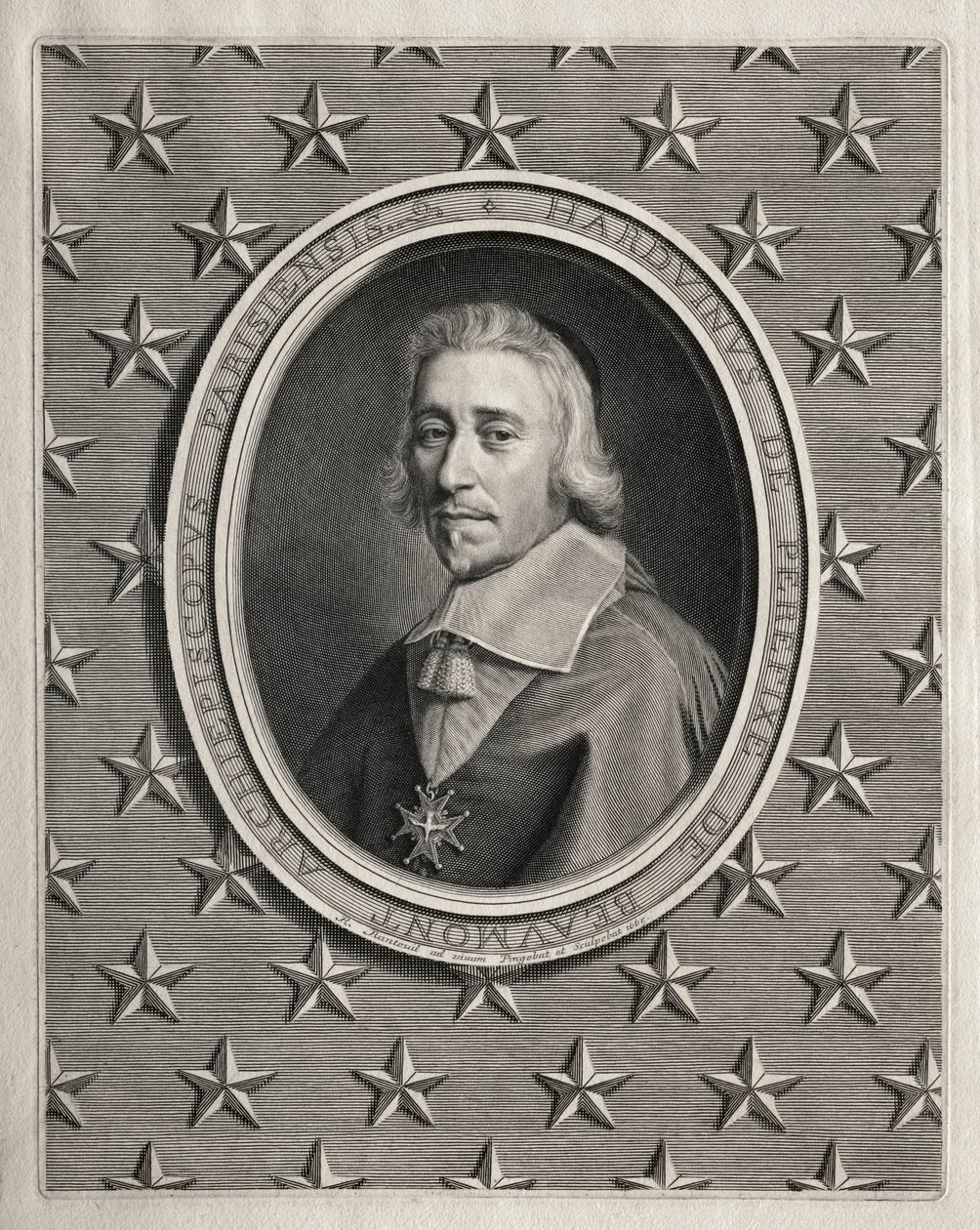 Hardouin de Perefixe de Beaumont, 1665. autorstwa Robert Nanteuil