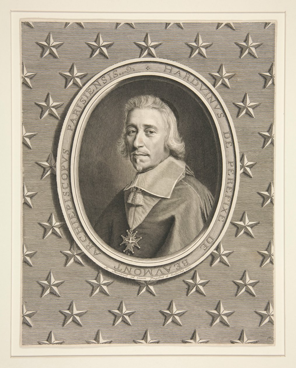 Hardouin de P?r?fixe de Beaumont, arcybiskup Paryża (arcybiskup Paryża) (1605-1671) autorstwa Robert Nanteuil