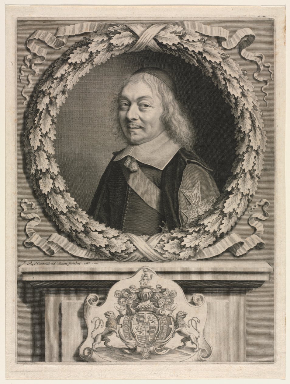 Henri-Auguste de Loménie Comte de Brienne autorstwa Robert Nanteuil