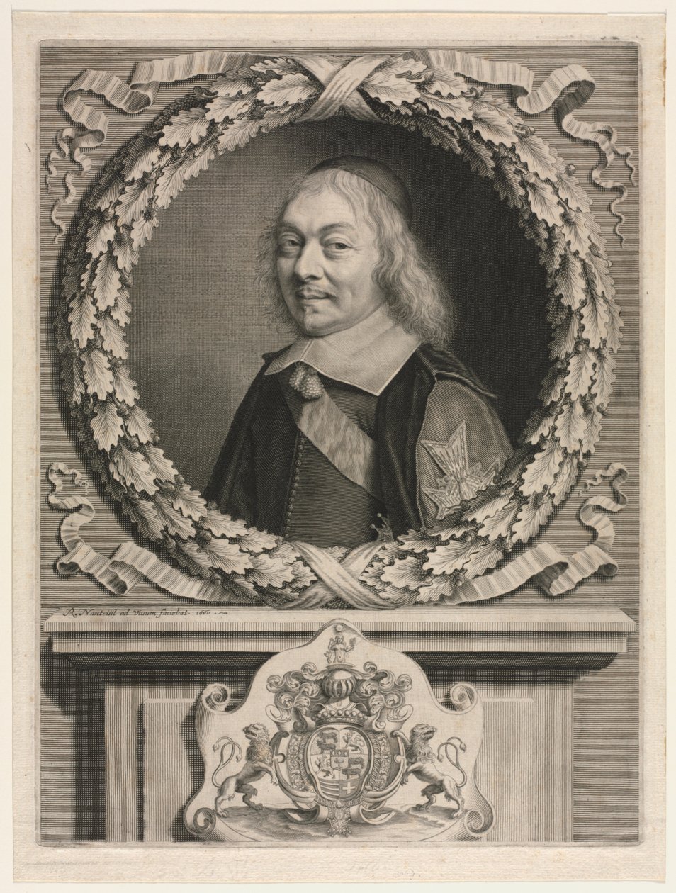 Henri-Auguste de Lomenie Hrabia Brienne, 1660. autorstwa Robert Nanteuil