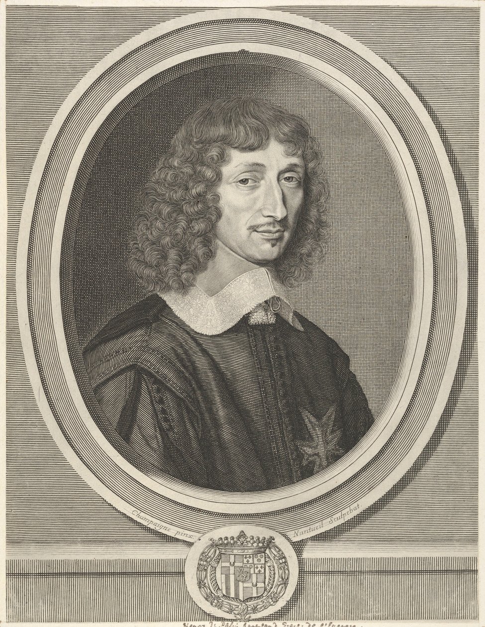 Henri de Guénégaud, ca. 1654. autorstwa Robert Nanteuil