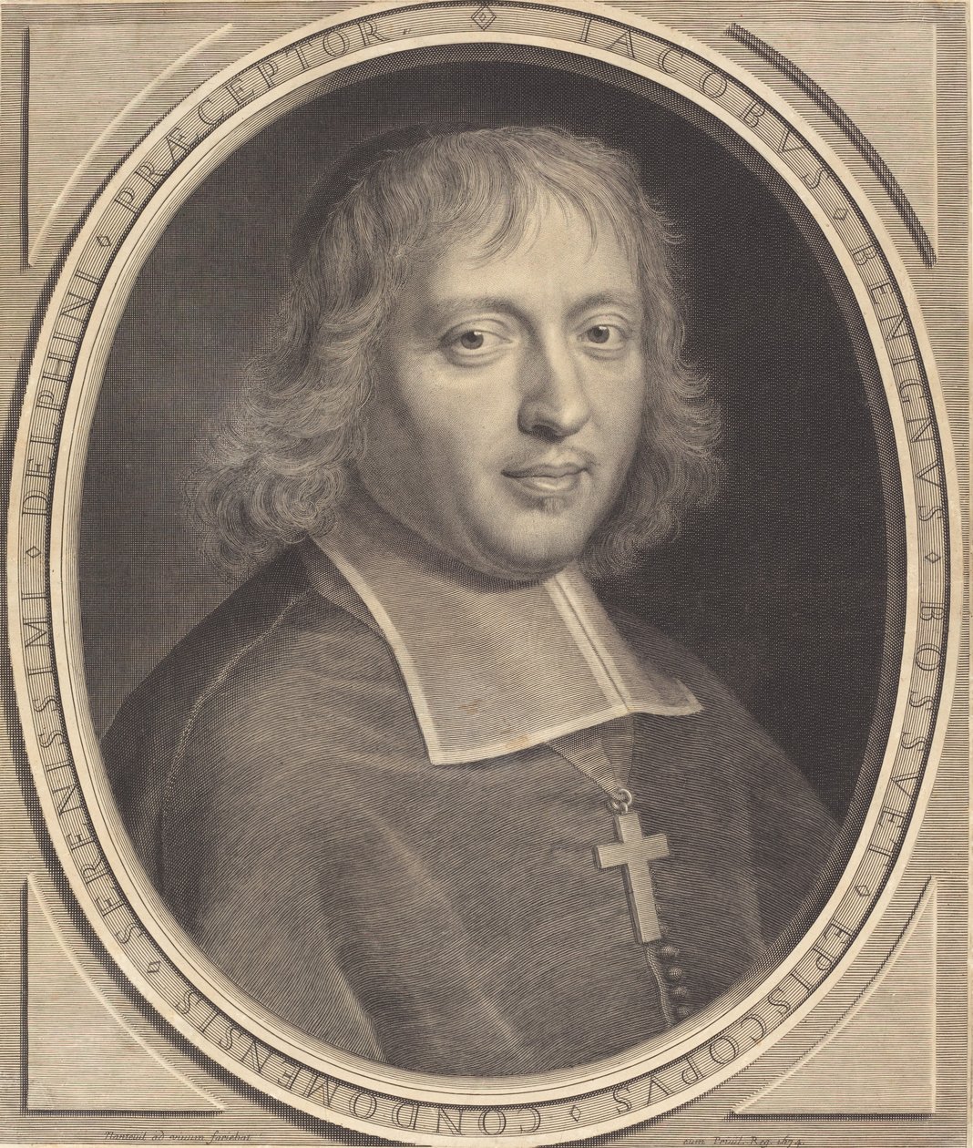 Jacques-Beigne Bossuet autorstwa Robert Nanteuil
