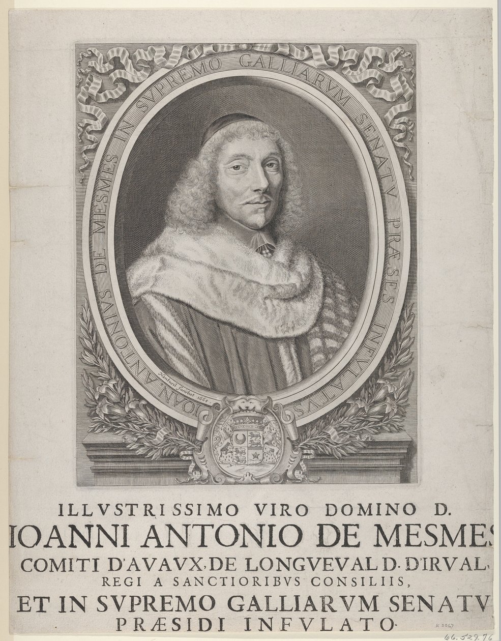 Jean-Antoine de Mesmes, 1658. autorstwa Robert Nanteuil
