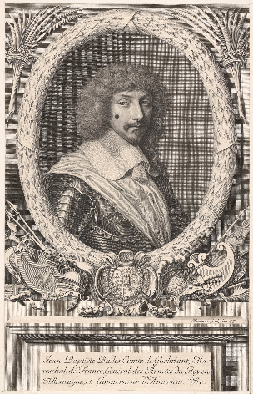Jean-Baptiste Budes de Guébriant, 1655. autorstwa Robert Nanteuil