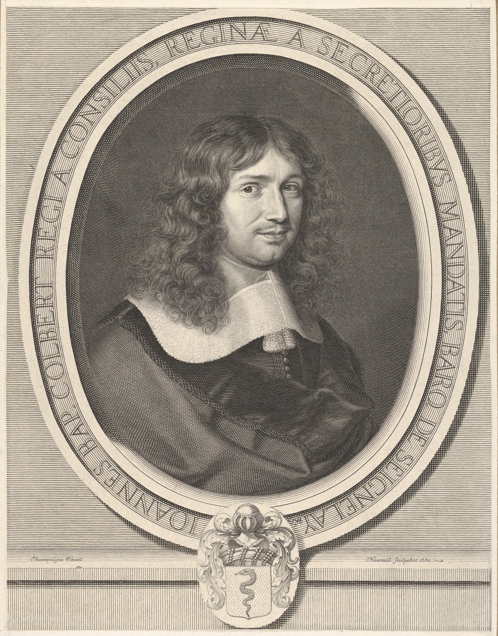 Jean-Baptiste Colbert, 1660. autorstwa Robert Nanteuil