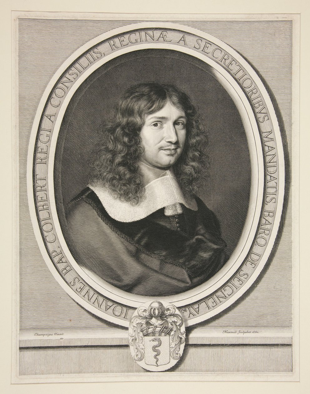 Jean-Baptiste Colbert, generalny kontroler finansów autorstwa Robert Nanteuil