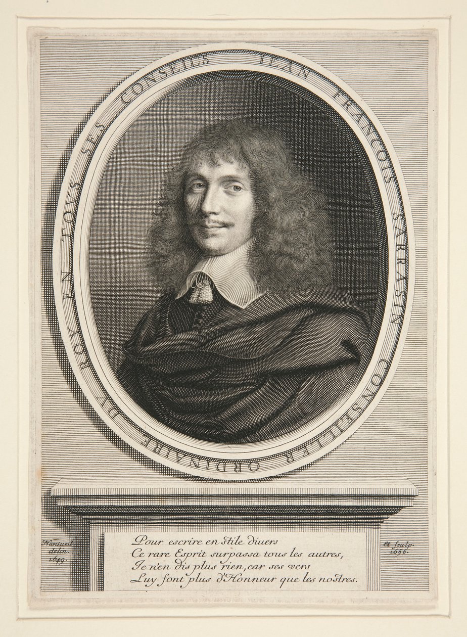 Jean-François Sarrasin, literat autorstwa Robert Nanteuil