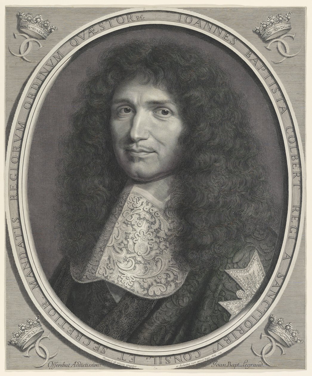 Jean Baptiste Colbert (1619-1683) autorstwa Robert Nanteuil