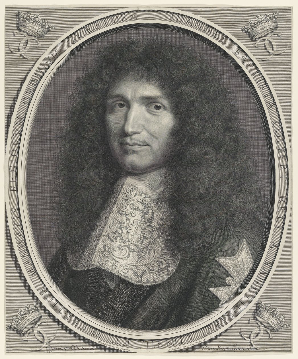 Jean Baptiste Colbert (1619-1683) autorstwa Robert Nanteuil