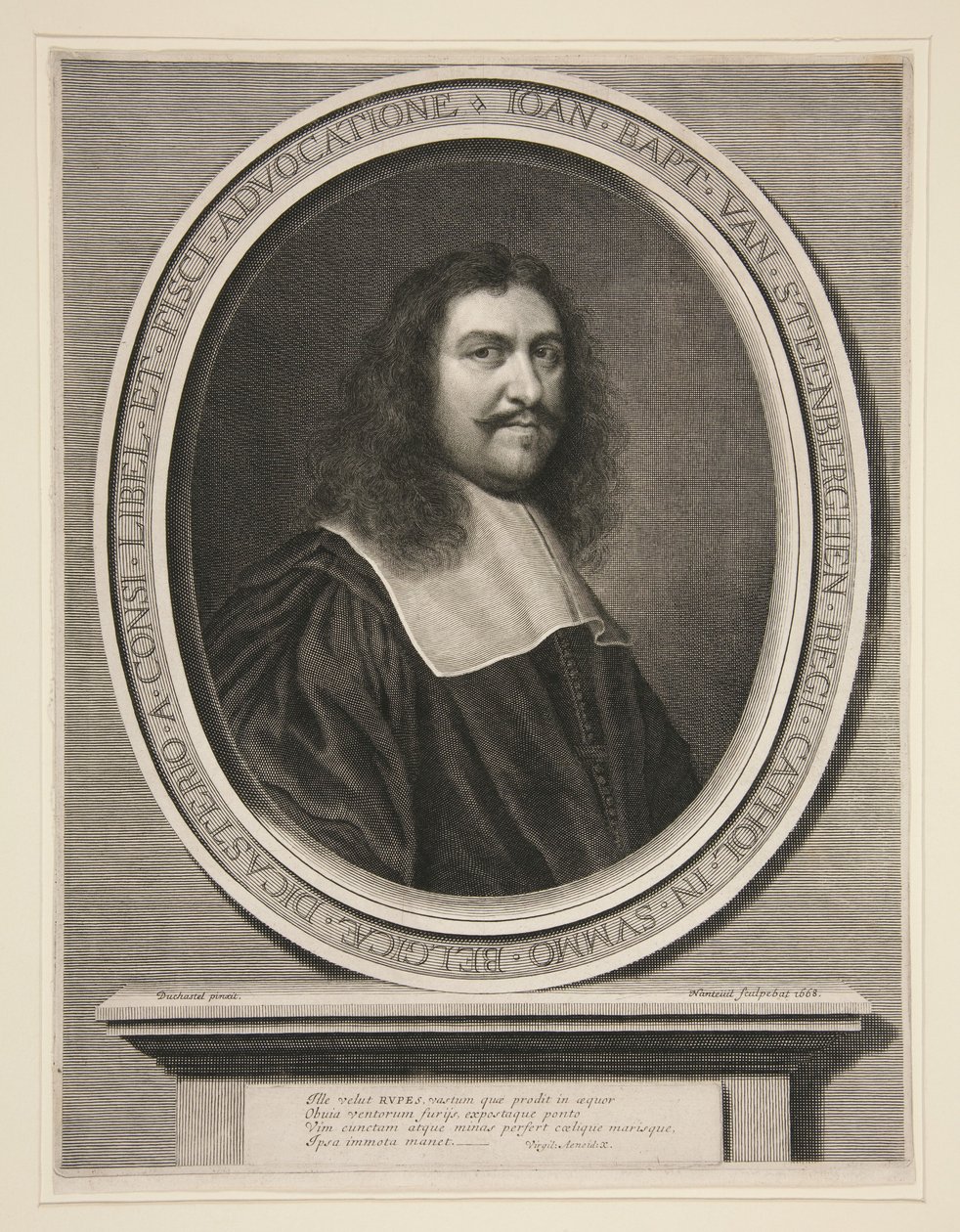 Jean Baptiste van Steenberghen, doradca króla w Radzie Flandrii autorstwa Robert Nanteuil