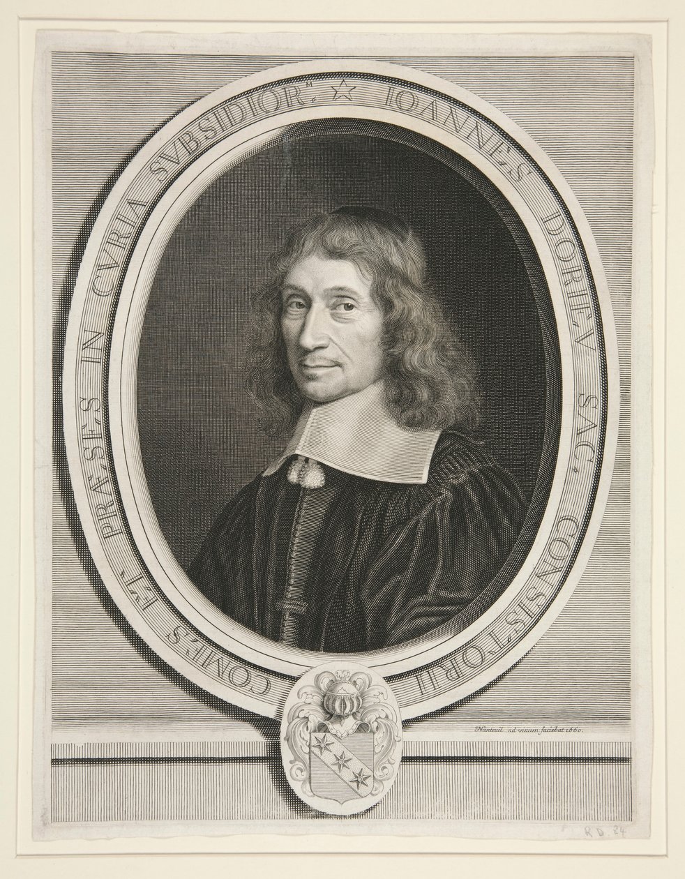 Jean Dorieu, prezes Trybunału Pomocy (1596-1679) autorstwa Robert Nanteuil