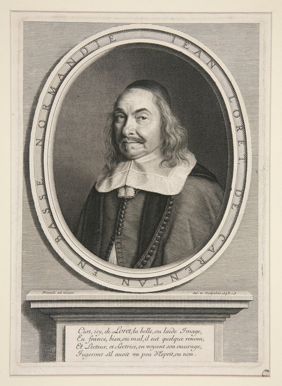 Jean Loret (1595-1665) autorstwa Robert Nanteuil