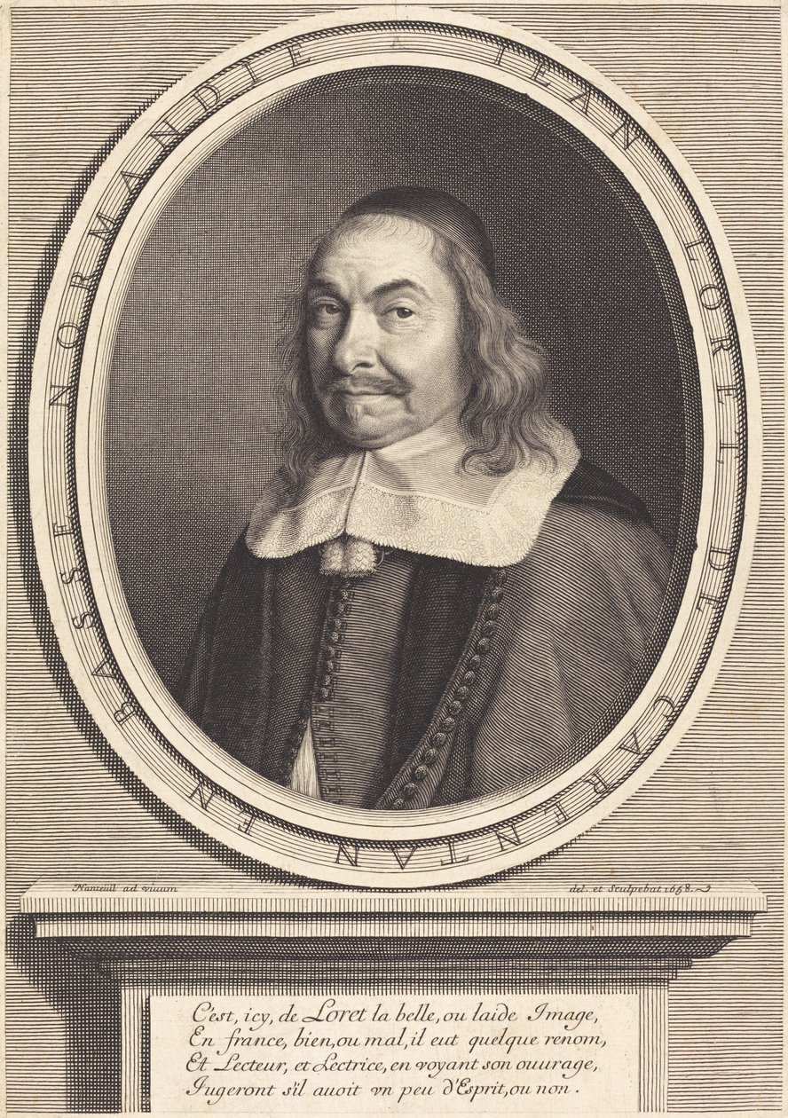 Jean Loret autorstwa Robert Nanteuil