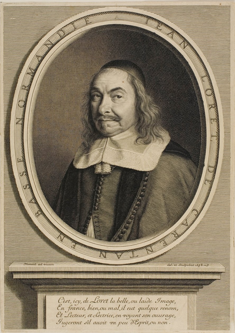Jean Loret autorstwa Robert Nanteuil
