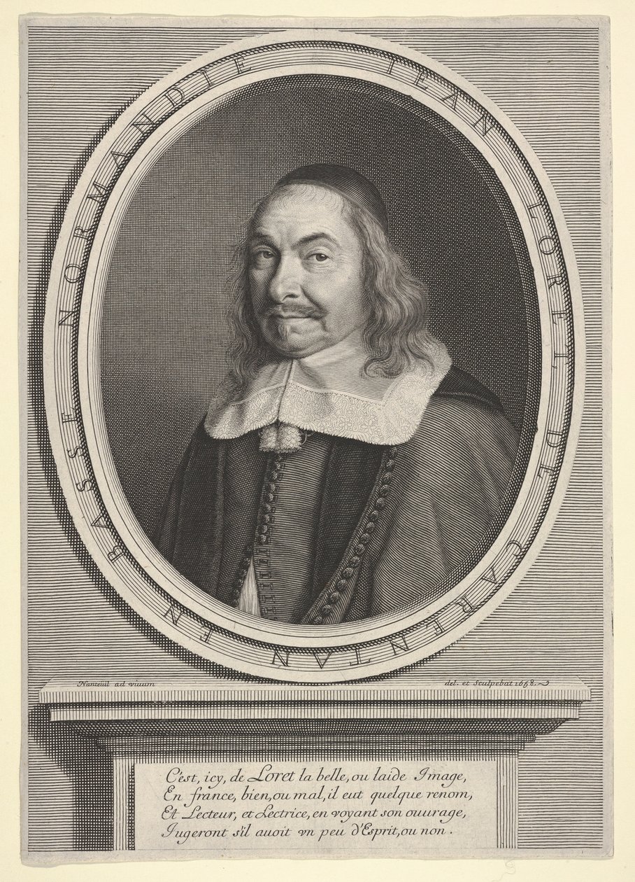 Jean Loret, 1658. autorstwa Robert Nanteuil