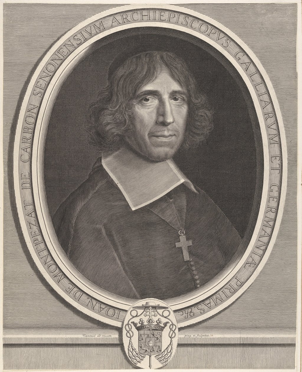 Jean de Montpezat de Carbon, ca. 1673. autorstwa Robert Nanteuil