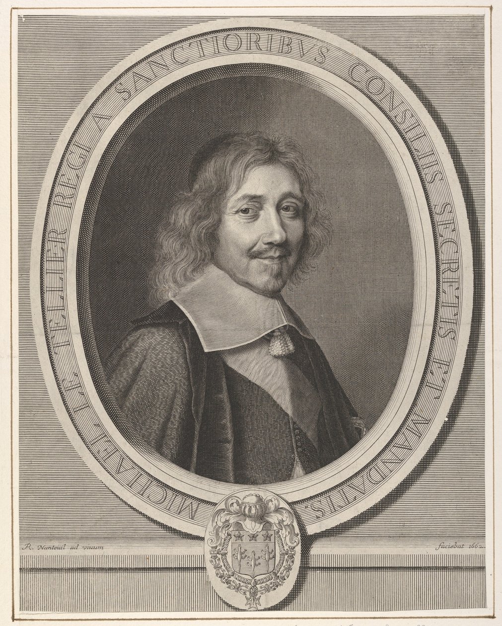 Kanclerz Michel IV Le Tellier, 1662. autorstwa Robert Nanteuil