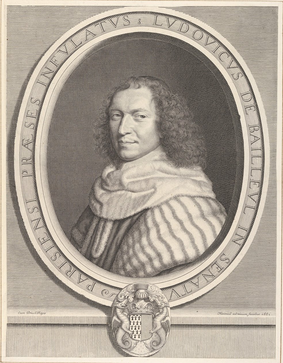 Ludwik Dominique de Bailleul, 1660. autorstwa Robert Nanteuil