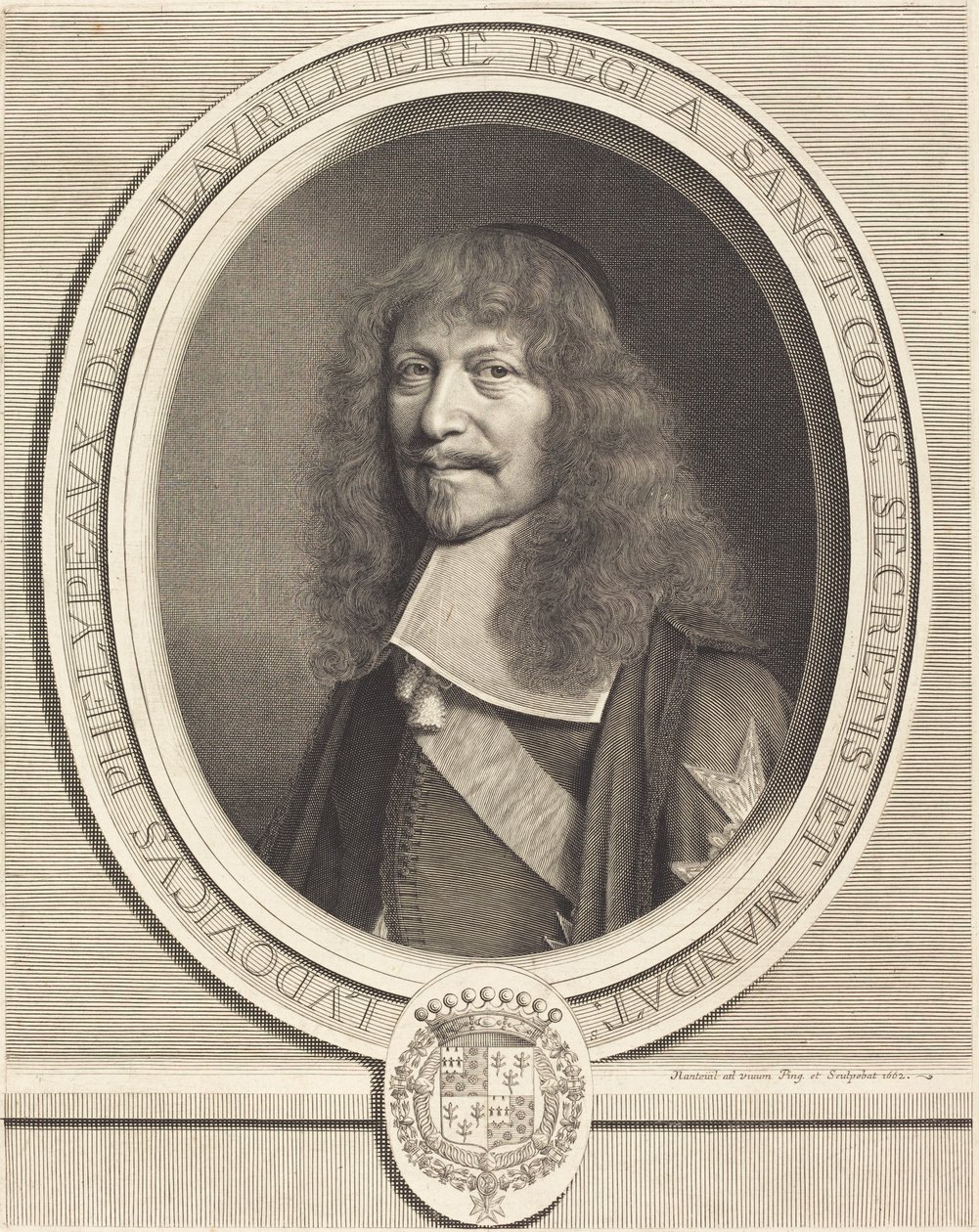 Louis Phelypeaux de La Vrilliere autorstwa Robert Nanteuil