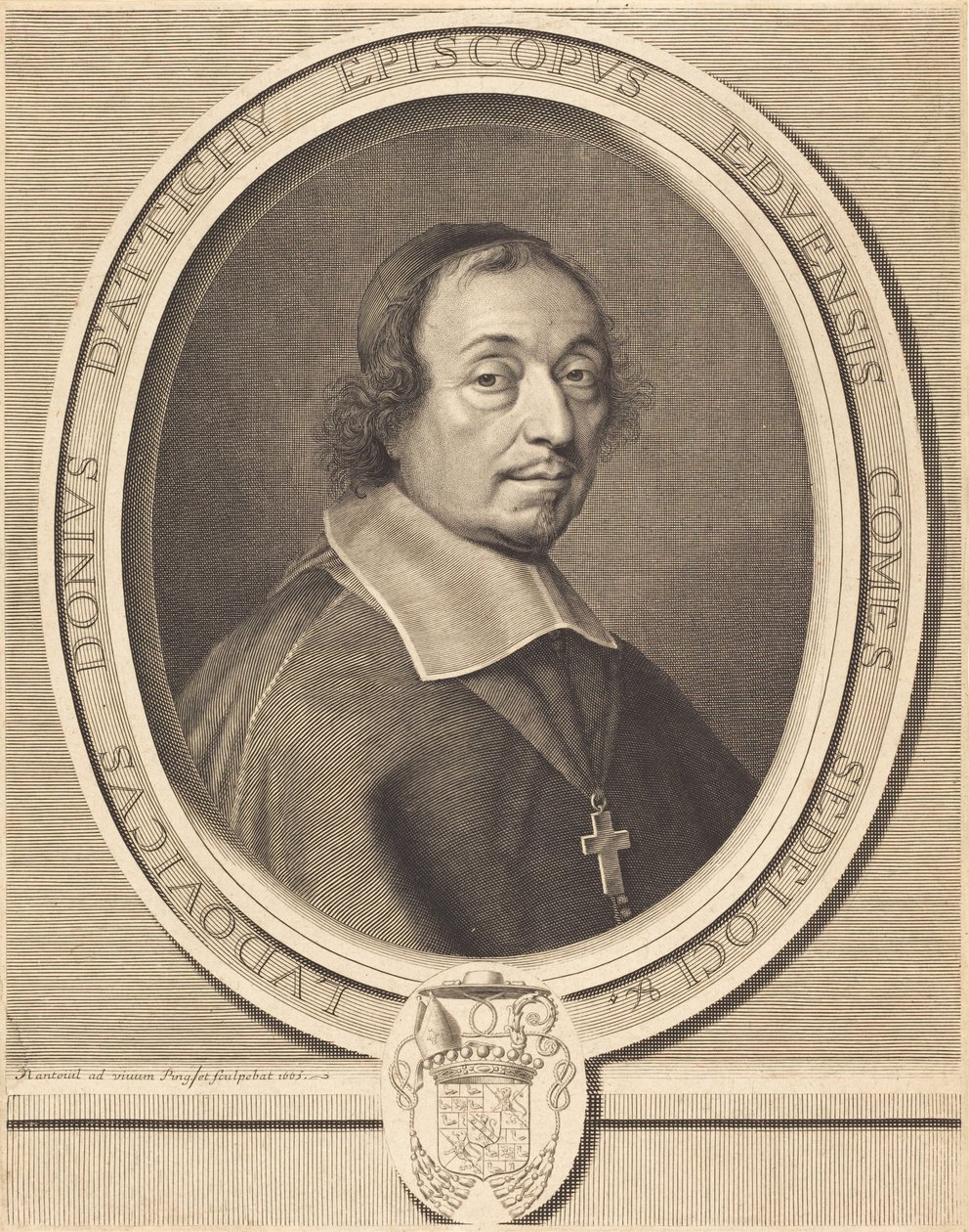 Louis Doni z Attichy autorstwa Robert Nanteuil