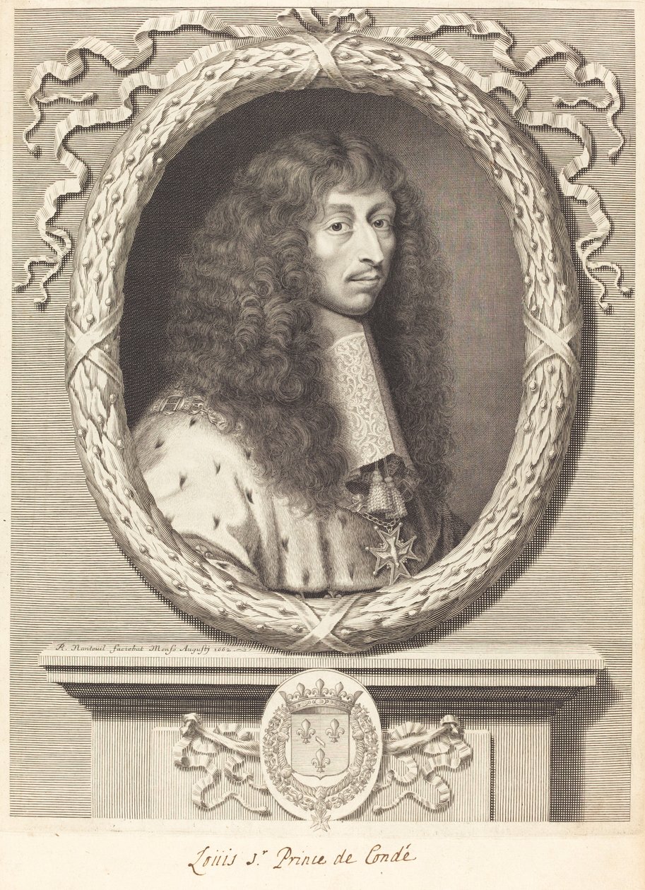 Ludwik II, książę Conde autorstwa Robert Nanteuil