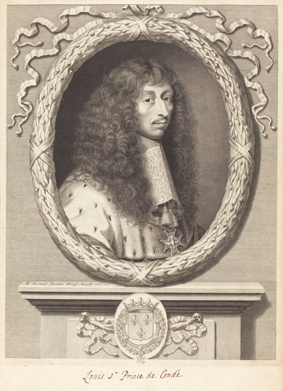 Ludwik II, książę de Condé autorstwa Robert Nanteuil