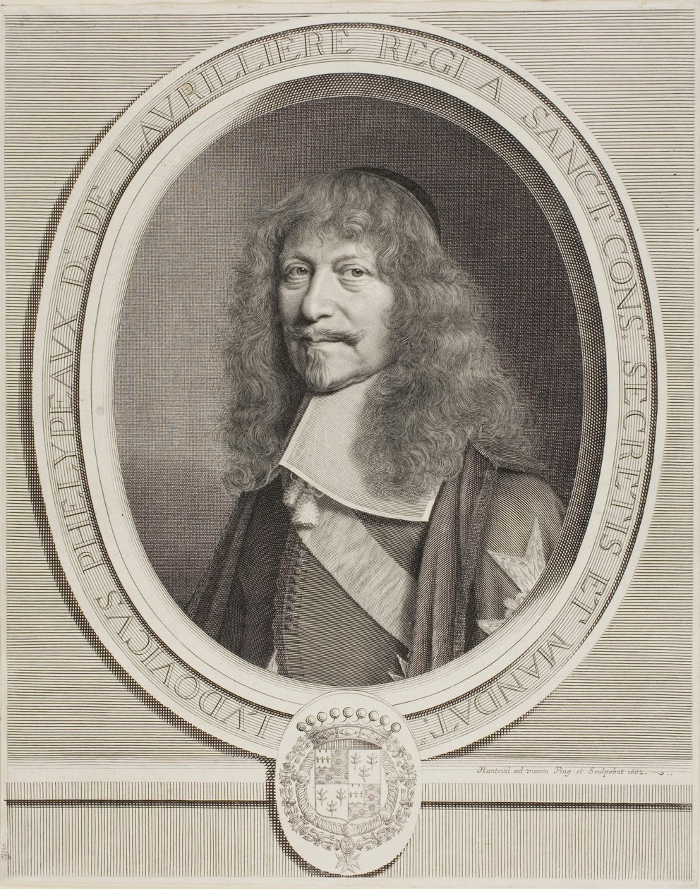 Louis Phélypeaux de la Vrillière autorstwa Robert Nanteuil