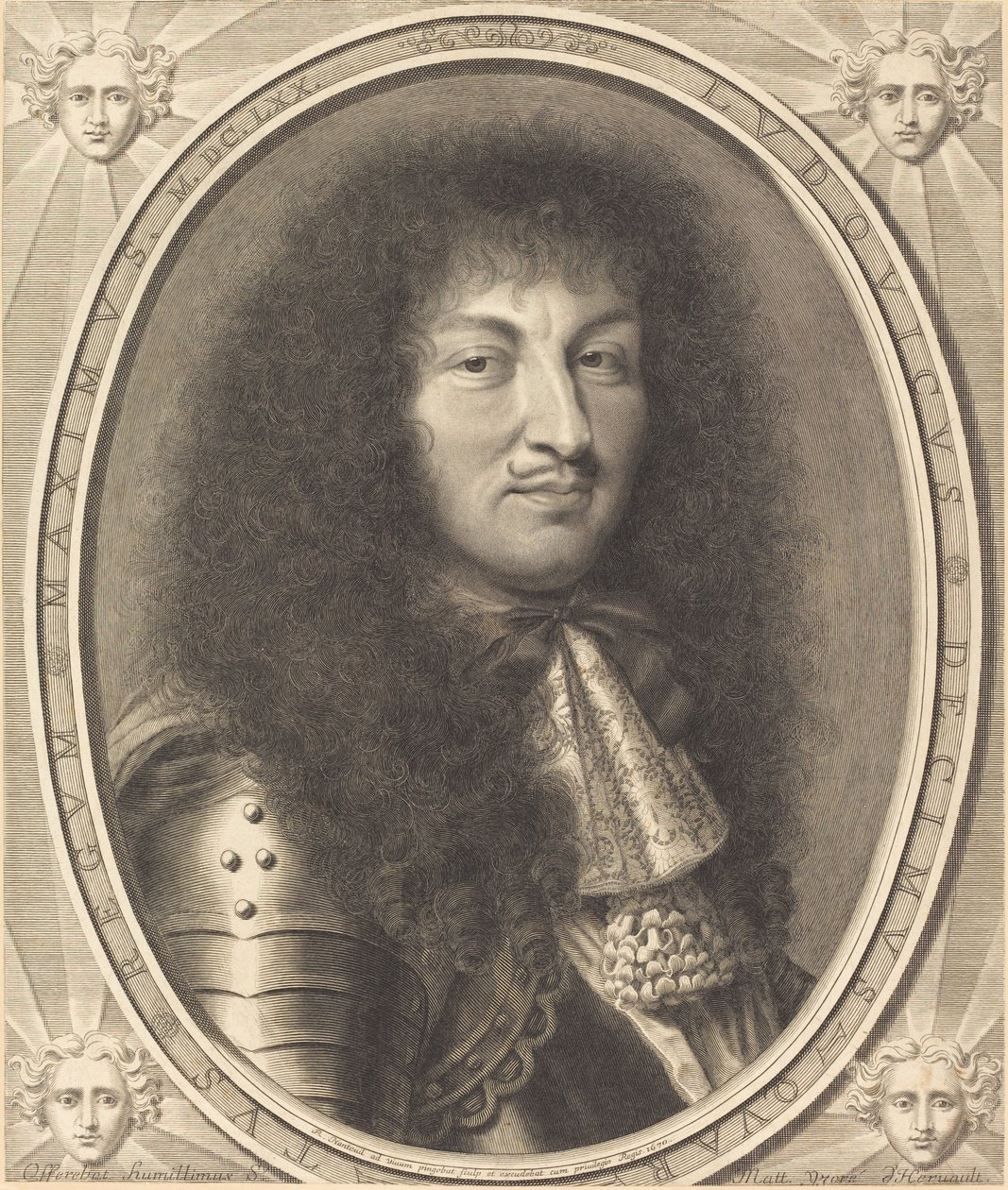 Ludwik XIV autorstwa Robert Nanteuil