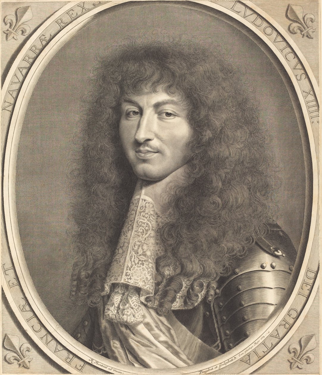 Ludwik XIV autorstwa Robert Nanteuil