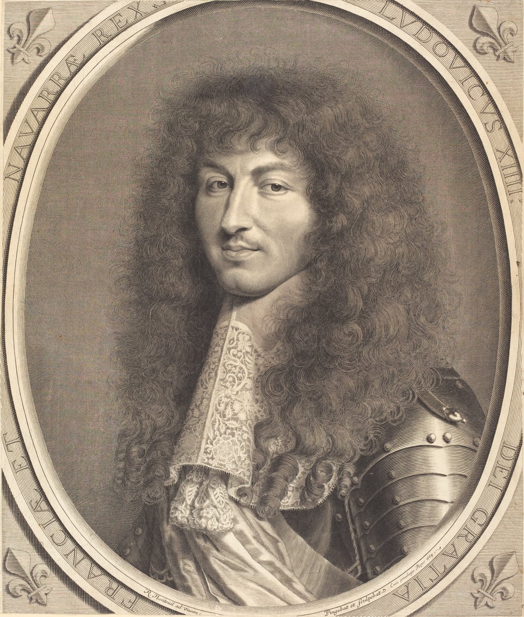 Ludwik XIV autorstwa Robert Nanteuil