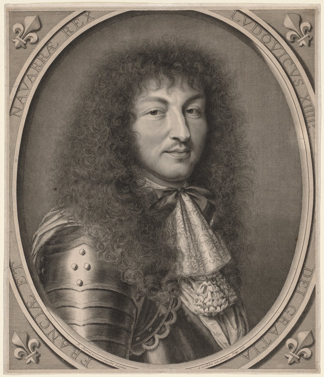 Ludwik XIV autorstwa Robert Nanteuil
