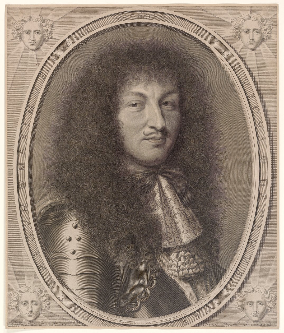 Ludwik XIV autorstwa Robert Nanteuil