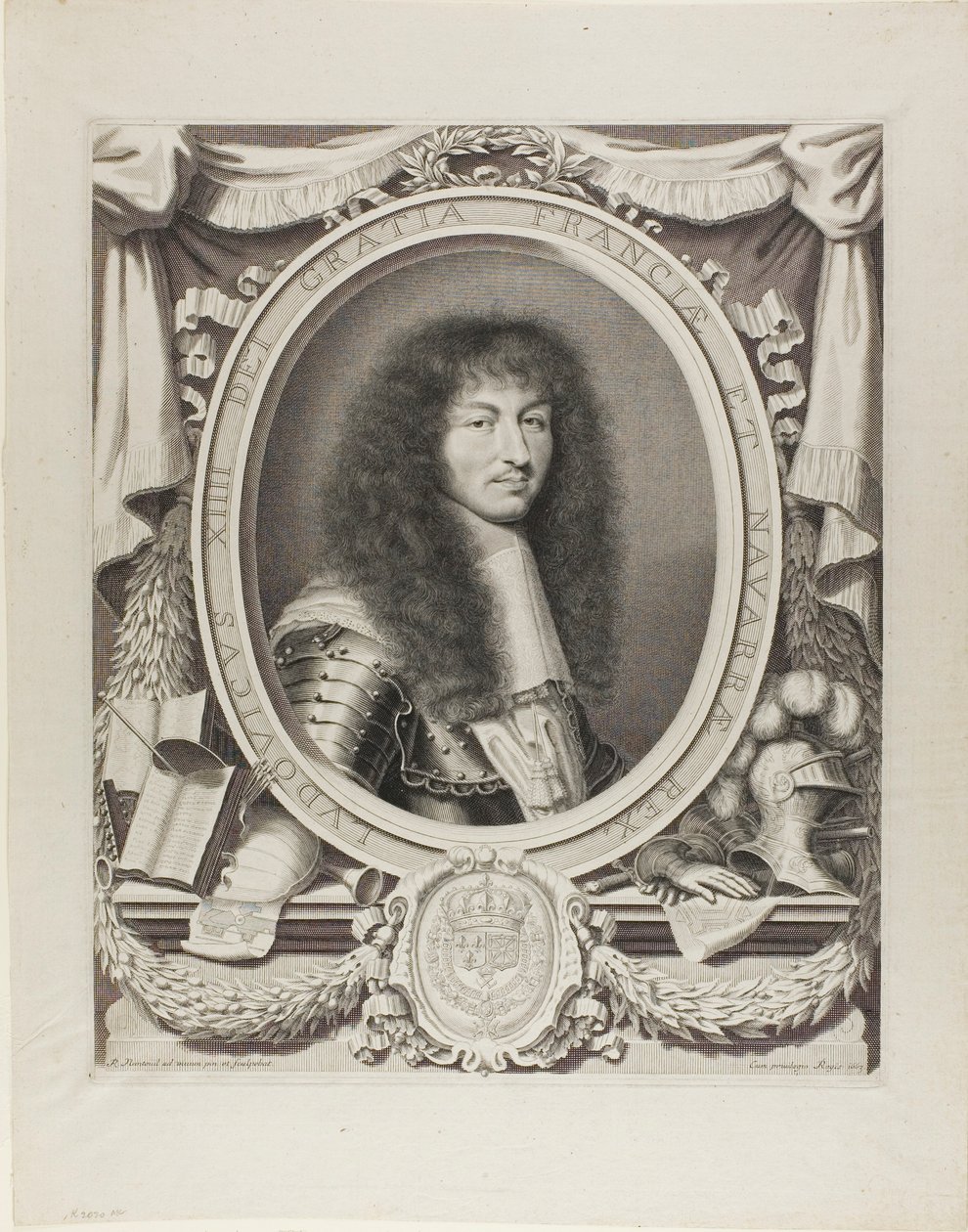 Ludwik XIV autorstwa Robert Nanteuil