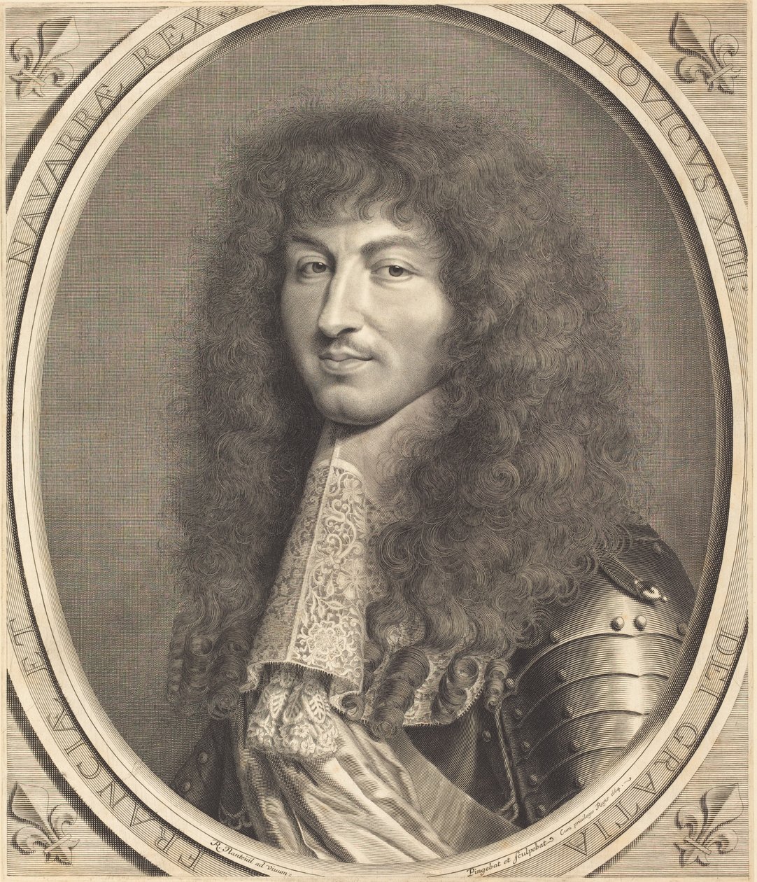 Ludwik XIV autorstwa Robert Nanteuil