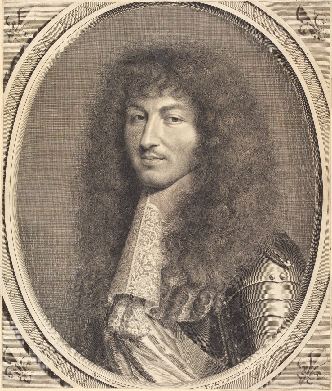 Ludwik XIV autorstwa Robert Nanteuil