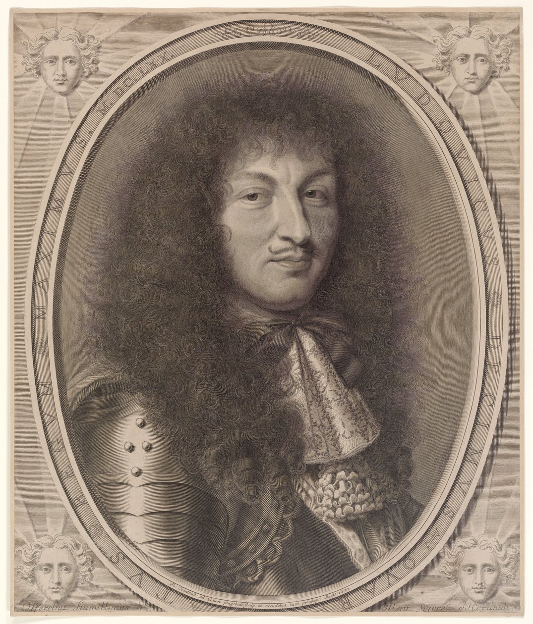 Ludwik XIV autorstwa Robert Nanteuil