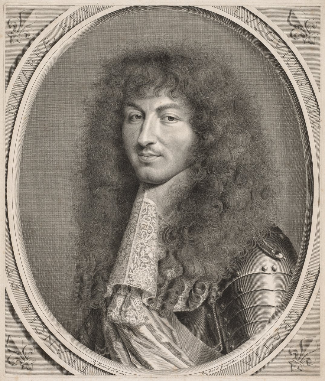 Ludwik XIV autorstwa Robert Nanteuil
