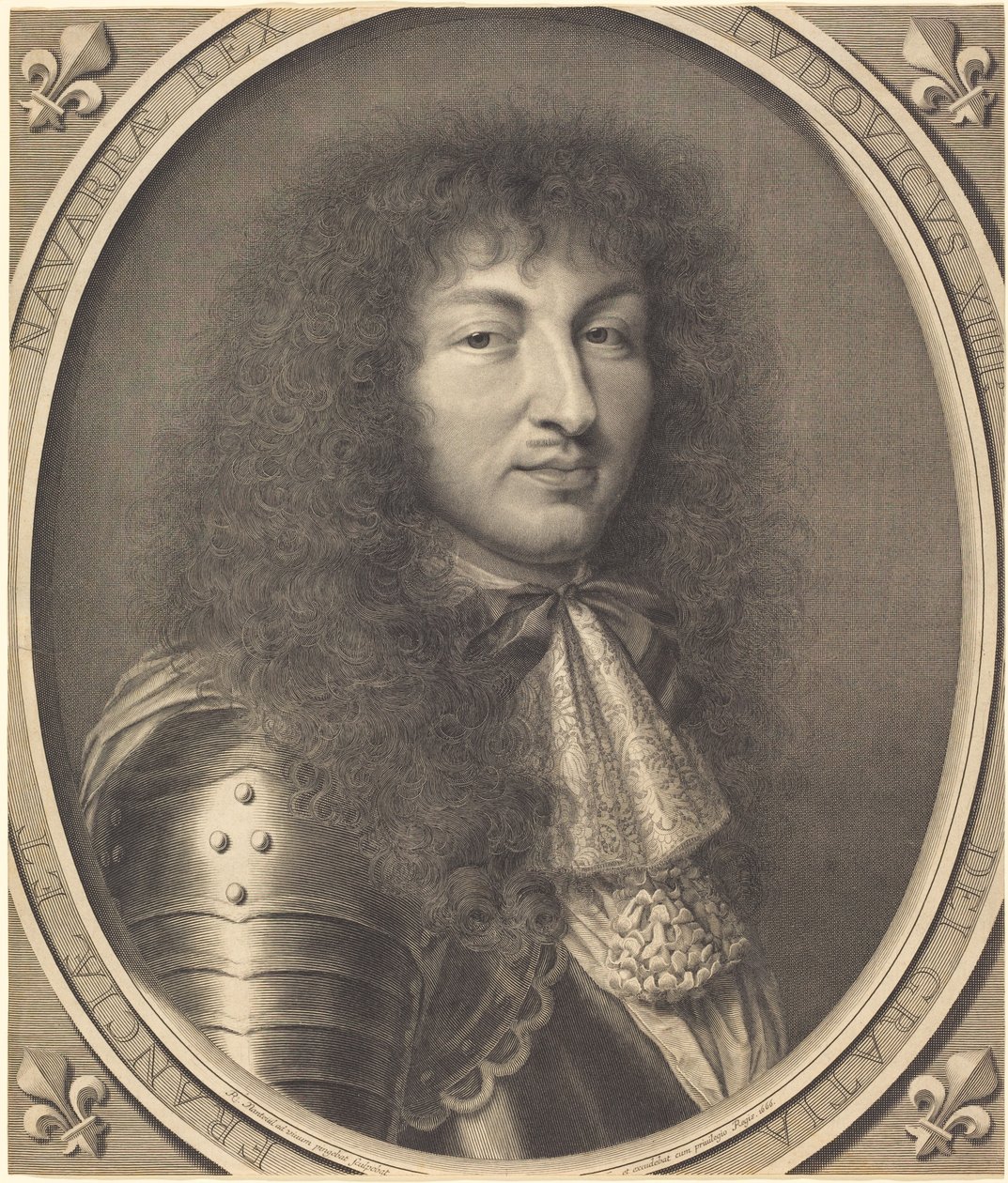 Ludwik XIV autorstwa Robert Nanteuil