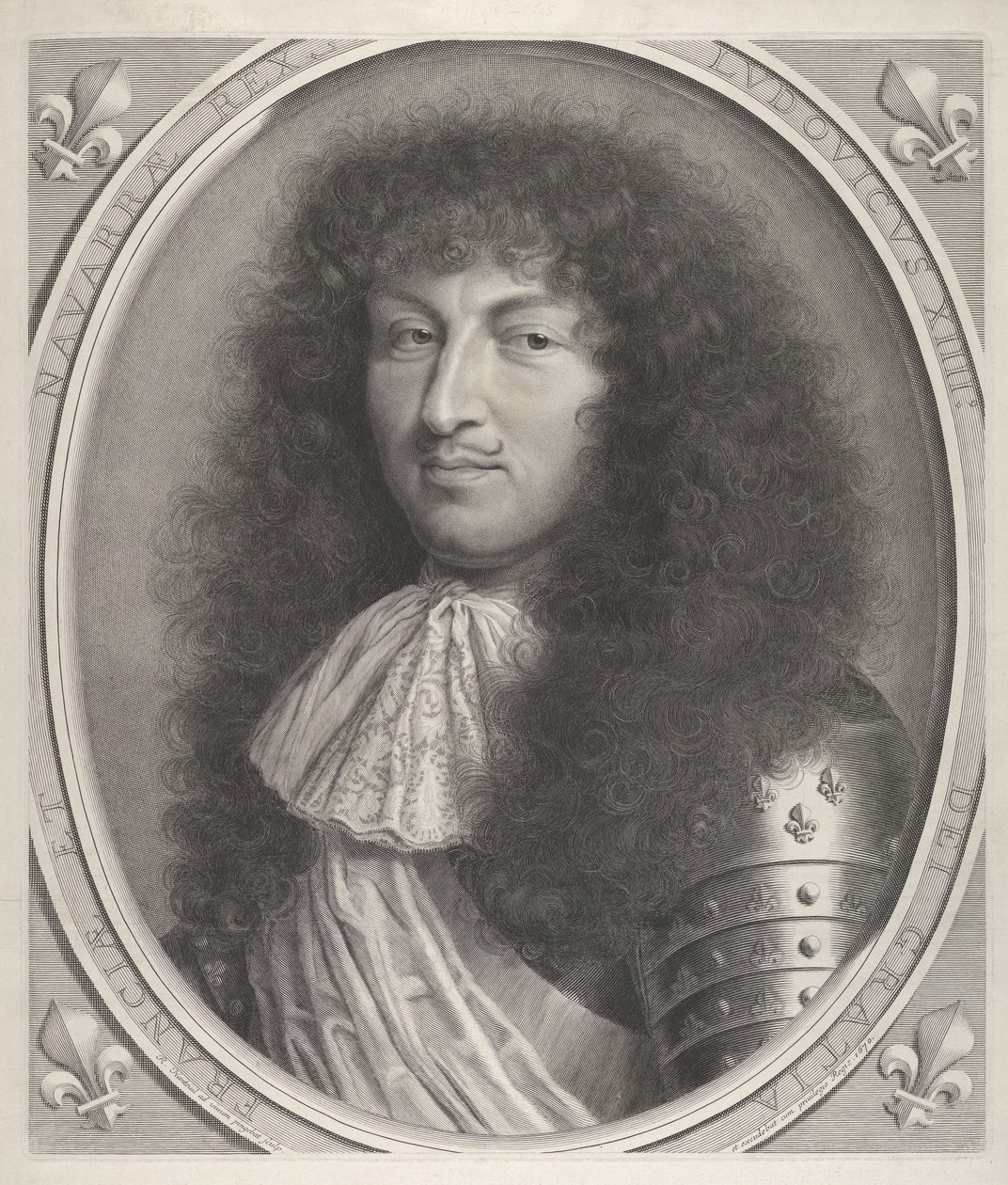 Ludwik XIV autorstwa Robert Nanteuil