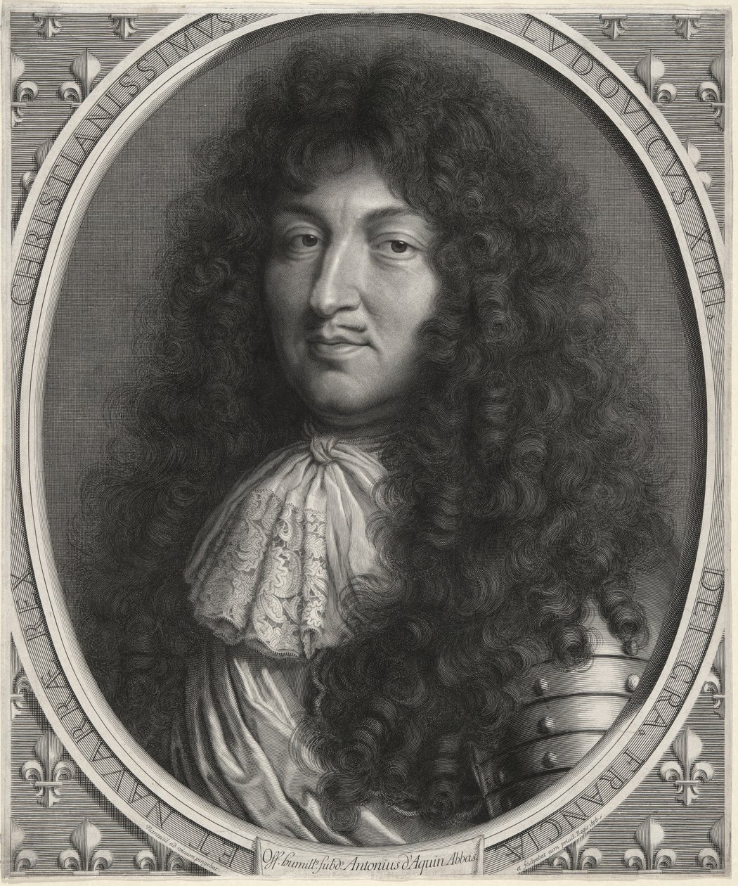 Ludwik XIV, król Francji (1638-1678) autorstwa Robert Nanteuil