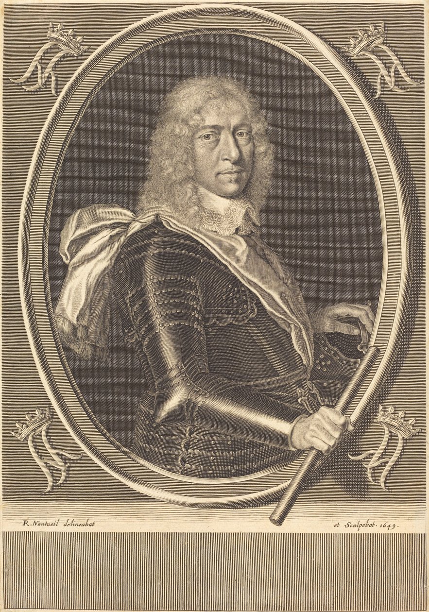Louis de Bourbon-Vendome, książę Mercoeur autorstwa Robert Nanteuil