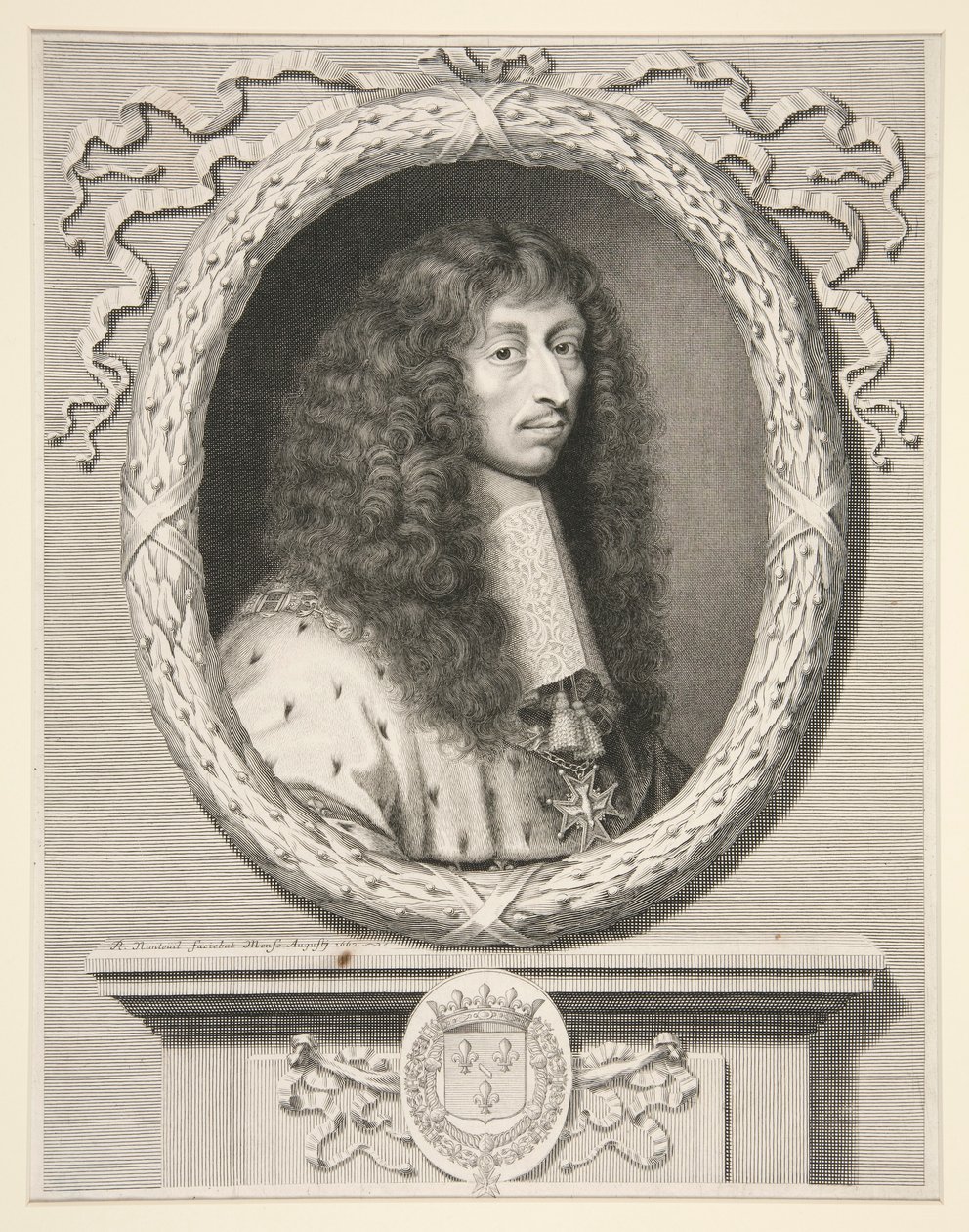 Louis de Bourbon, II o imieniu Książę Cond?, przezwisko? Monsieur le Prince (Louis II de Bourbon, Prince of Cond?, nazywany Mister Prince) (1621-1686) autorstwa Robert Nanteuil