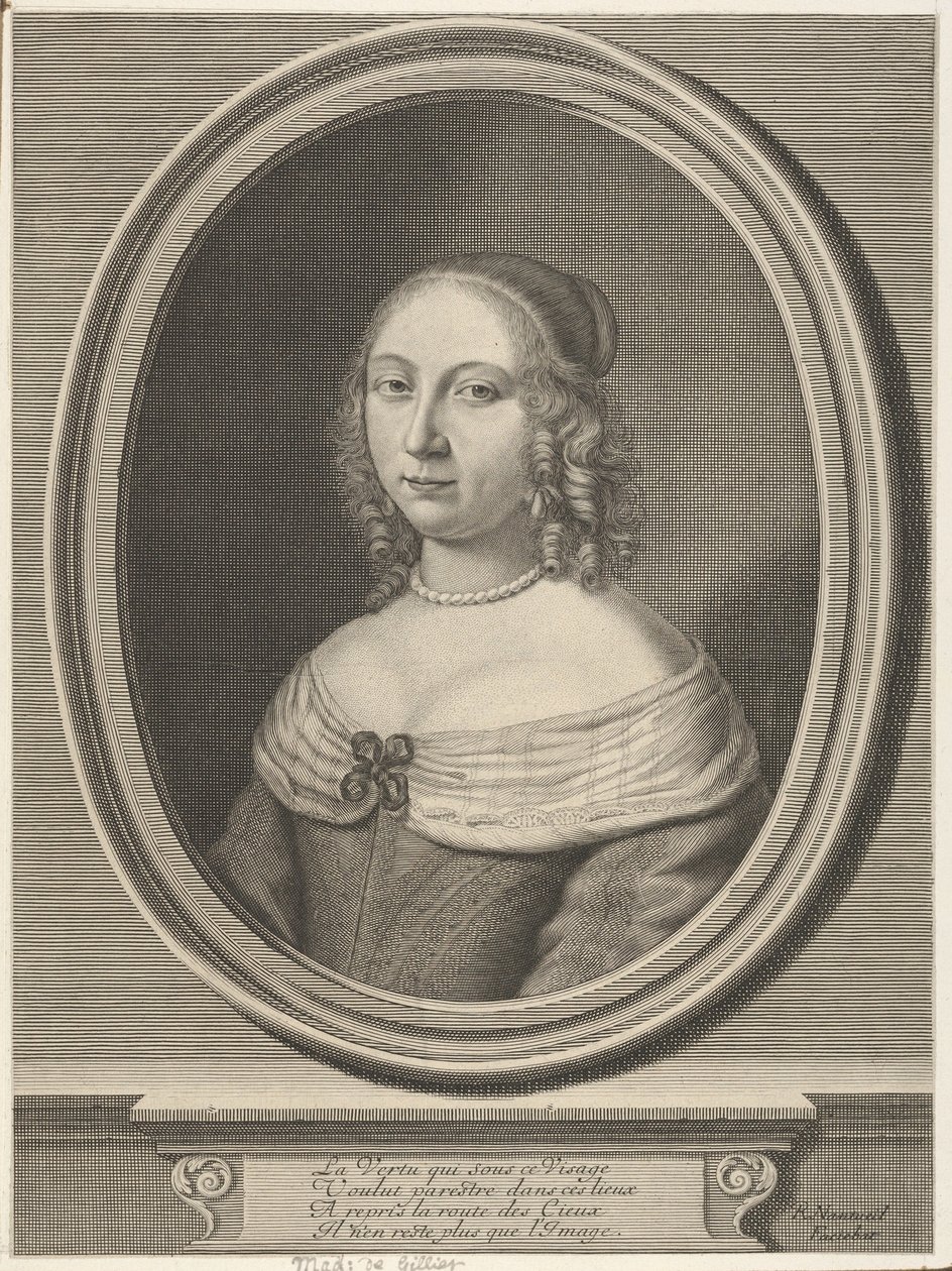 Pani de Gillier (Marie Jolly) autorstwa Robert Nanteuil
