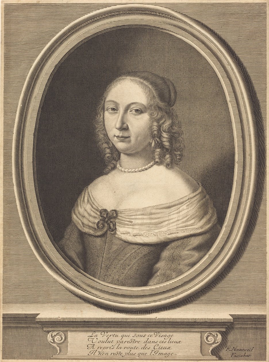 Madame de Gillier autorstwa Robert Nanteuil