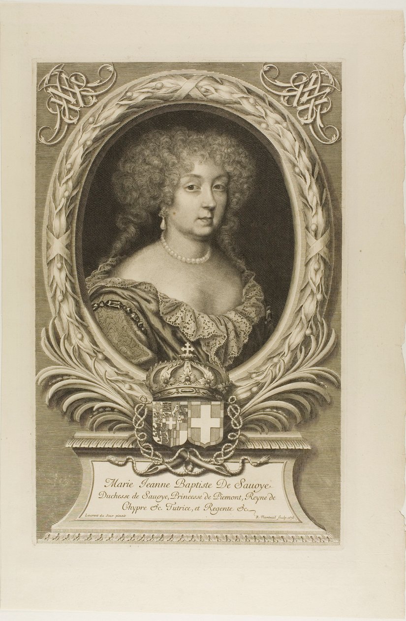 Marie Jeanne Baptiste de Savoye autorstwa Robert Nanteuil