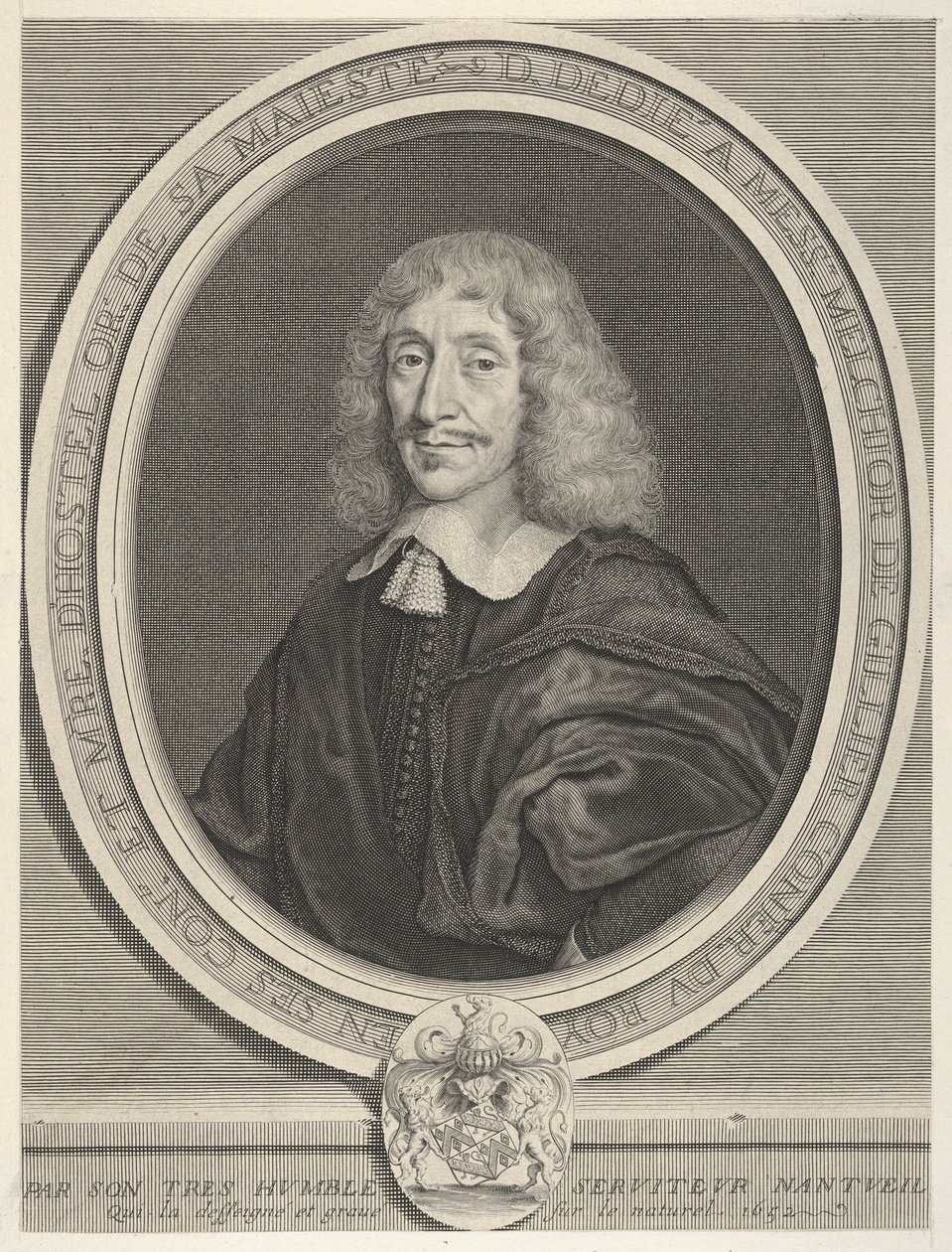 Melchior de Gillier, 1652. autorstwa Robert Nanteuil