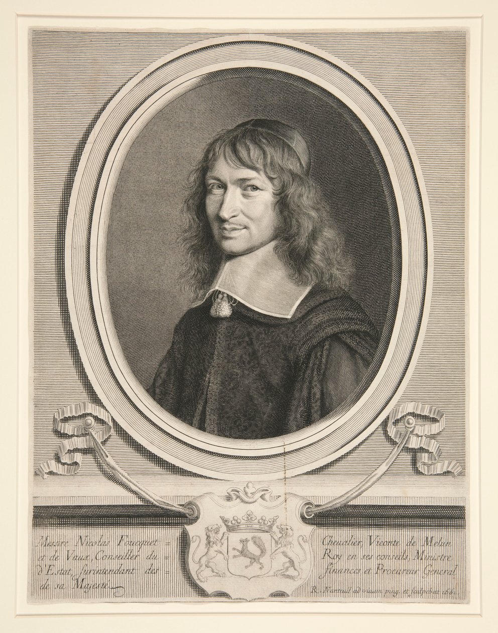 Nicolas Fouquet, nadinspektor finansów (1615-1680) autorstwa Robert Nanteuil