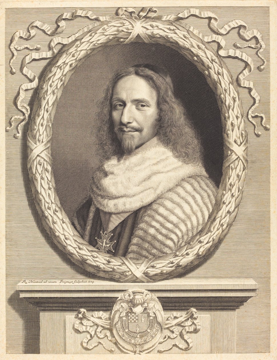 Nicholas Potier de Novion autorstwa Robert Nanteuil