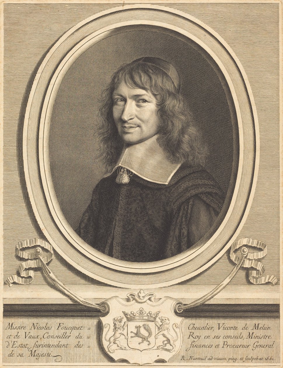 Nicolas Fouquet autorstwa Robert Nanteuil