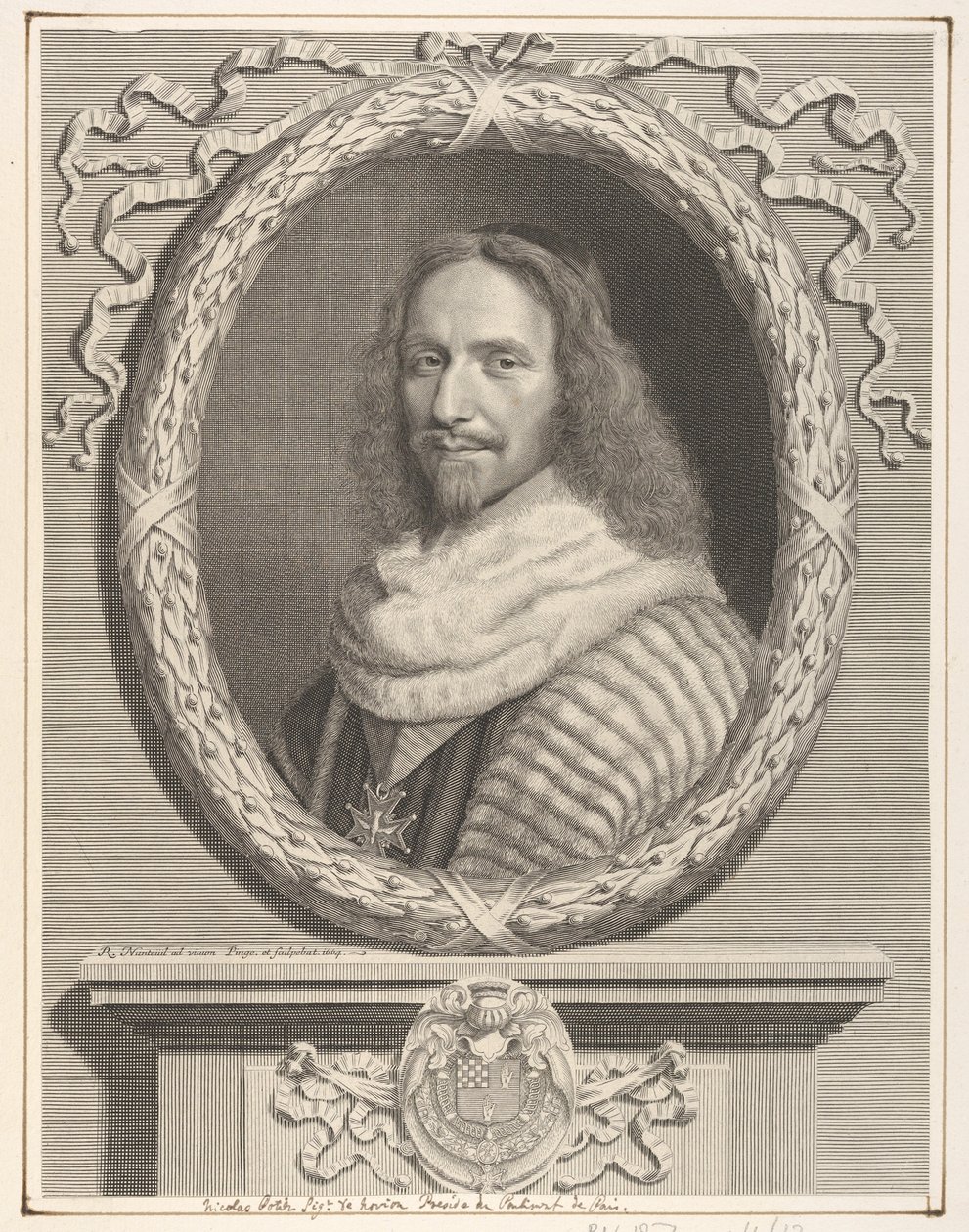 Nicolas Potier de Novion autorstwa Robert Nanteuil